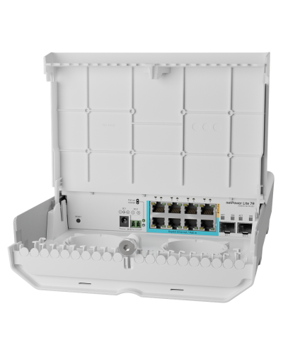 netPower Lite 7R : Outdoor Reverse PoE Switch with Gigabit Ethernet and 10G SFP+ Ports | Reliable and Versatile