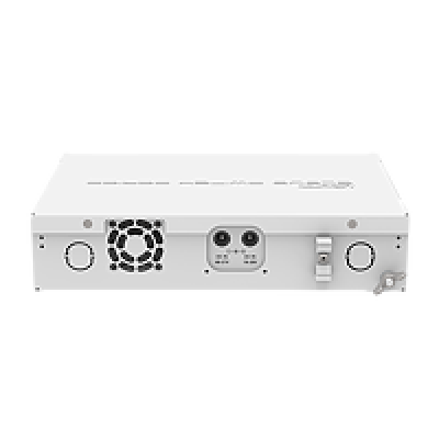 CRS112-8P-4S-IN : 8-Port Gigabit Smart Switch with PoE-Out and 4 SFP Cages | Desktop Case, RouterOS L5