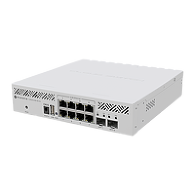 CRS310-8G+2S+IN : 2.5/10 Gigabit Combo Switch | Full RouterOS v7 Potential for Advanced Networking