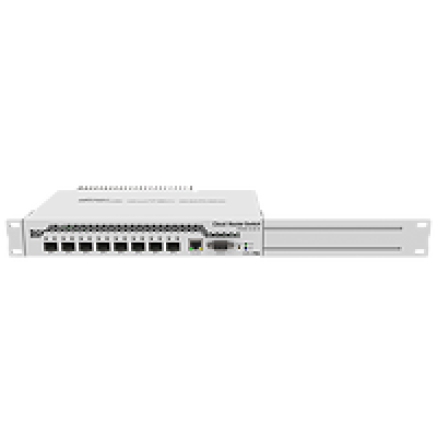 CRS309-1G-8S+IN : Desktop Switch with 1 Gigabit Ethernet Port and 8 SFP+ 10Gbps Ports
