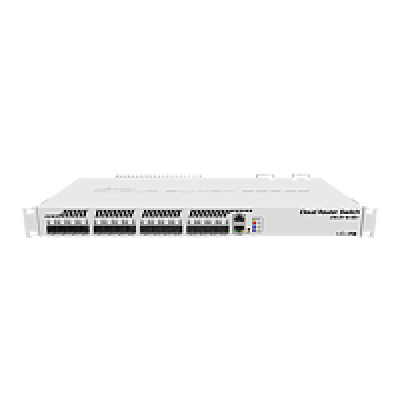 CRS317-1G-16S+RM : Smart Switch with 1 Gigabit LAN and 16 SFP+ Cages | Passive Cooling Rackmount Case