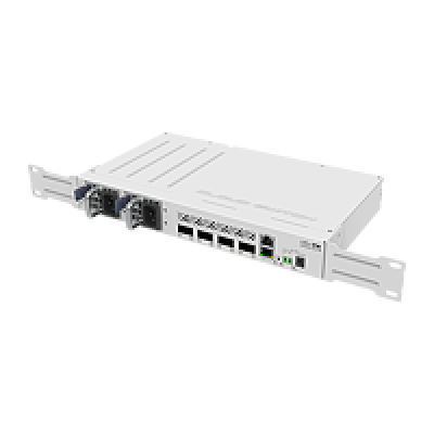 CRS504-4XQ-IN : Compact, Energy-Efficient 100 Gigabit Solution | Dual Hot-Swap Power Supplies Included