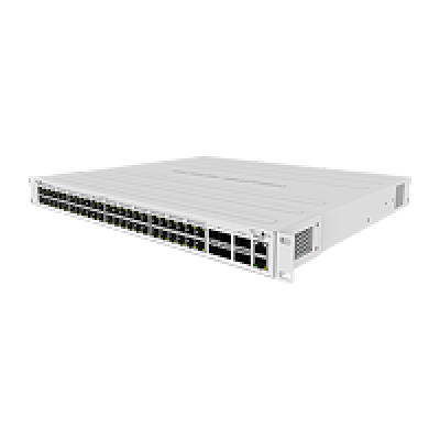 CRS354-48P-4S+2Q+RM : The 48-Port Champion with PoE-Out | High Performance and Reliability