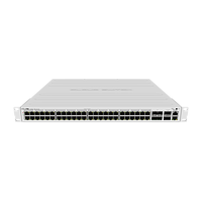 CRS354-48P-4S+2Q+RM : The 48-Port Champion with PoE-Out | High Performance and Reliability
