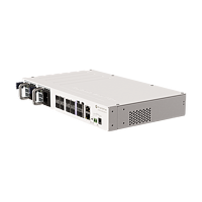 CRS510-8XS-2XQ-IN : Versatile 100 Gigabit Switch with Diverse Connectivity Options | Dual Hot-Swap Power Supplies