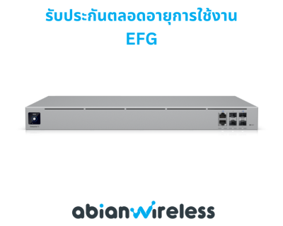 EFG: 25G Cloud Gateway with 12.5 Gbps Routing, 500+ UniFi Device and 5000 Client Support, High Availability