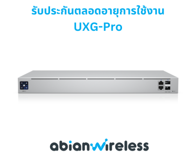 UXG-Pro : 10G multi-WAN independent gateway with UniFi Power Backup support designed to protect large-scale networks.