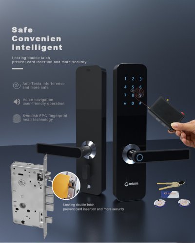 P7021 : Orbita Smart Lock – Bluetooth Fingerprint Digital Lock by ORBITA