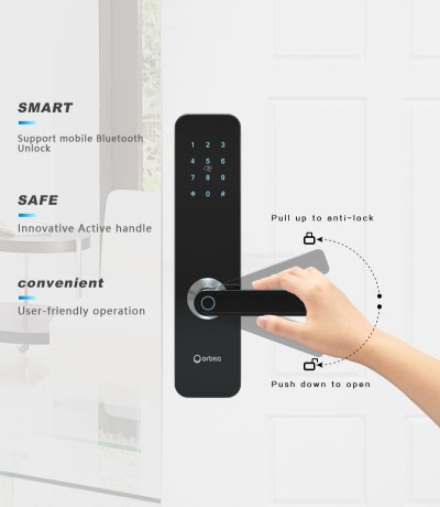 P7021 : Orbita Smart Lock – Bluetooth Fingerprint Digital Lock by ORBITA