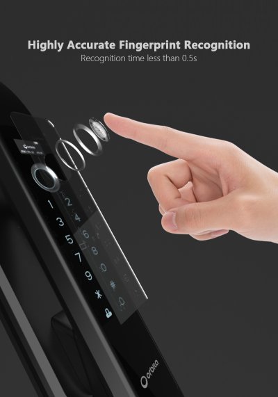 P8030 : Orbita Smart Lock – Fully Automatic Digital Lock with Fingerprint & WiFi