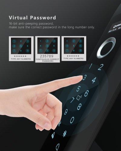 P8030 : Orbita Smart Lock – Fully Automatic Digital Lock with Fingerprint & WiFi