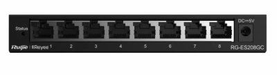 R14- RG-ES208GC : Ruijie Reyee 8-Port Gigabit Smart Cloud Managed Switch with 3-Year Warranty