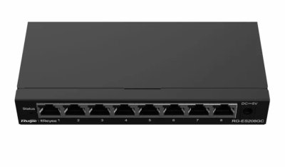 R14- RG-ES208GC : Ruijie Reyee 8-Port Gigabit Smart Cloud Managed Switch with 3-Year Warranty