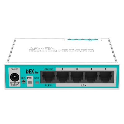 hEX lite (RB750r2) : Mikrotik 5-Port MPLS Router | Compact & Powerful