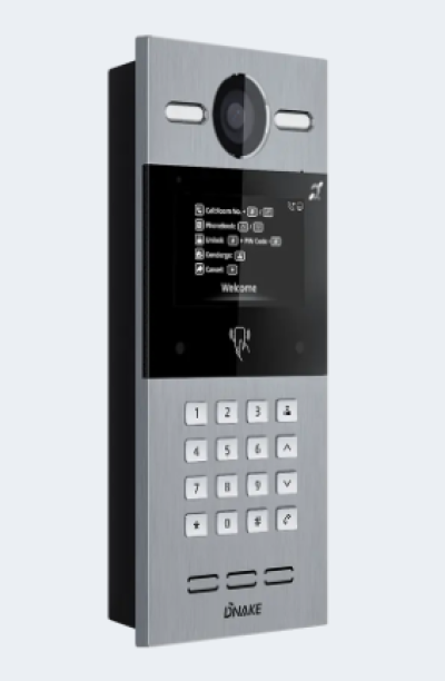 S215 : Dnake SIP Video Intercom Door Phone with 4.3” Display, Aluminum Panel & PIN Access