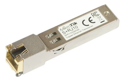 S+RJ10 : RJ-45 Module | 10G | 6-Speed