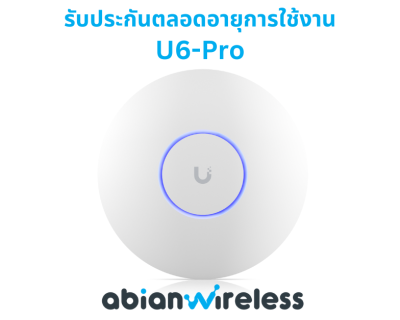 U6-Pro : Ceiling-mounted WiFi 6 AP with 6 Spatial Streams