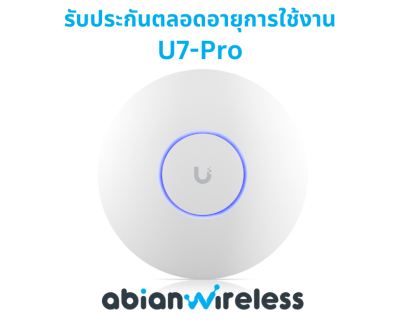 U7-Pro : Ceiling-Mounted WiFi 7 Access Point with Advanced 6 GHz and 6 Spatial Streams for High-Density Environments