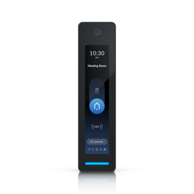 UA-G3-Pro-B: Black Color NFC Access Reader with Intercom & Touch Pass (Indoor/Outdoor)