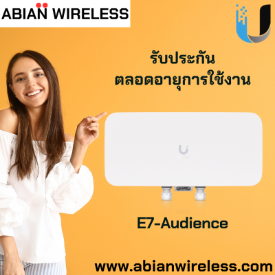 E7-Audience : WiFi 7 Unifi Access Point with 12 Spatial Streams, Beamforming Antennas, and PoE++