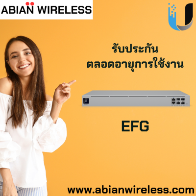 EFG UniFi Enterprise Gateway - ราคาพิเศษ + รับประกันตลอดชีพ