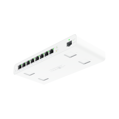 UISP-S : Eight-Port Gigabit PoE Switch for Secure MicroPoP Networks