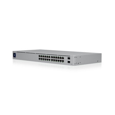 USW-24 : A 24-port, Layer 2 switch with a silent, fanless cooling system USW-24 : A 24-port, Layer 2 switch with a silent, fanless cooling system