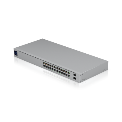 USW-24 : A 24-port, Layer 2 switch with a silent, fanless cooling system USW-24 : A 24-port, Layer 2 switch with a silent, fanless cooling system