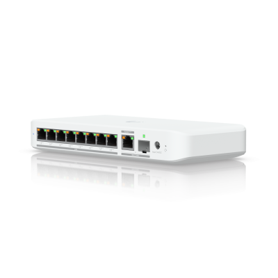 USW-Flex-2.5G-8-PoE : 8-Port 2.5GbE PoE++ Switch with 10GbE Uplink & PoE+++ Support
