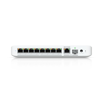 USW-Flex-2.5G-8-PoE : 8-Port 2.5GbE PoE++ Switch with 10GbE Uplink & PoE+++ Support