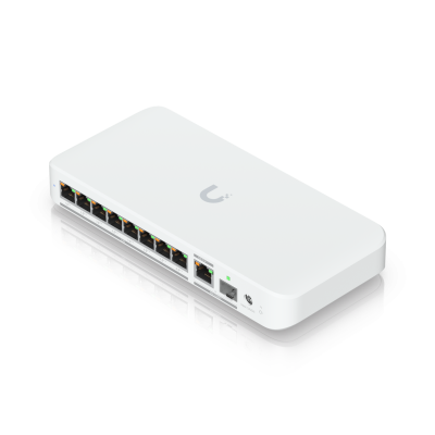USW-Flex-2.5G-8-PoE : 8-Port 2.5GbE PoE++ Switch with 10GbE Uplink & PoE+++ Support