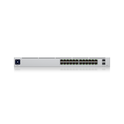USW-Pro-24 : A 24-port, Layer 3 switch supporting 10G SFP+ connections with fanless cooling USW-Pro-24 : A 24-port, Layer 3 switch supporting 10G SFP+ connections with fanless cooling