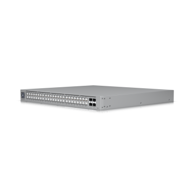 USW-Pro-Max-48-PoE ( 720W ) : A 48-port, Layer 3 Etherlighting™ switch with 2.5 GbE and PoE++ output