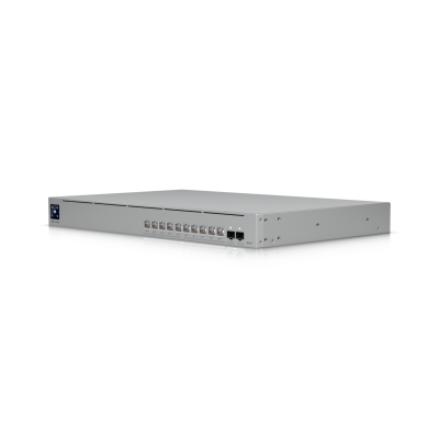 USW-Pro-XG-10-PoE (400W) : 1U, professional-grade 10-port, Layer 3 Etherlighting™ PoE+++ switch with (10) 10 GbE and (2) 10G SFP+ ports.