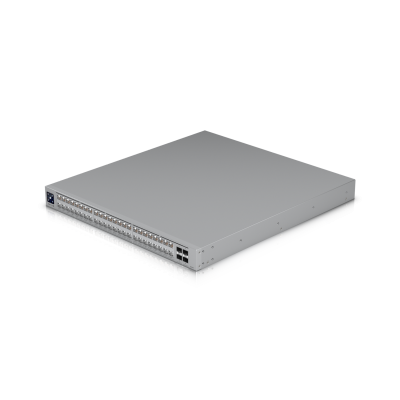 USW-Pro-XG-48-PoE (1080W) : Professional-grade, 48-port Layer 3 Etherlighting PoE+++ switch with (32) 10 GbE, (16) 2.5 GbE PoE, and (4) 25G SFP28 ports.