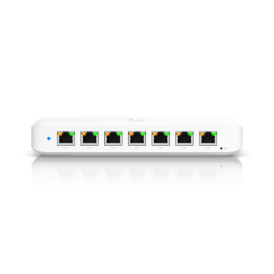 USW-Ultra-60W : 8-Port GbE PoE Switch, 52W PoE, Compact with Versatile Mounting