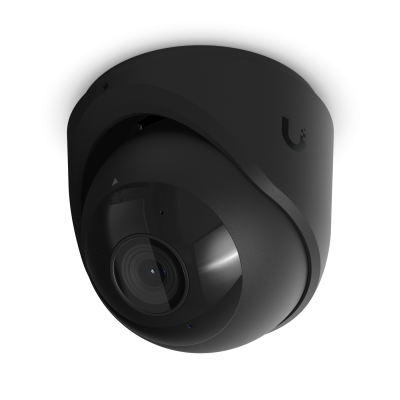 UVC-G6-Turret-B : 4K PoE AI Camera with Tamper Resistance and 3-Axis Flex Mount (Black)