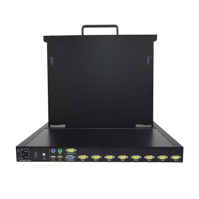 XL1708 : Single Rail 17” 8 Port USB VGA LCD KVM Console