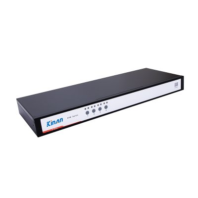 XU0104 : Kinan Rack Mount 4-Port USB VGA KVM Switch