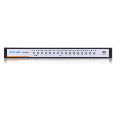 XU0116 : KINAN Rack Mount 16-Port USB VGA KVM Switch