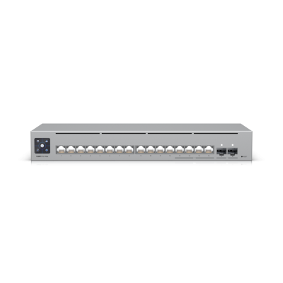 USW-Pro-Max-16 : A 16-port, Layer 3 Etherlighting™ switch 2.5 GbE and versatile mounting options