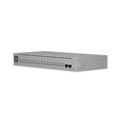 USW-Pro-Max-16 : A 16-port, Layer 3 Etherlighting™ switch 2.5 GbE and versatile mounting options