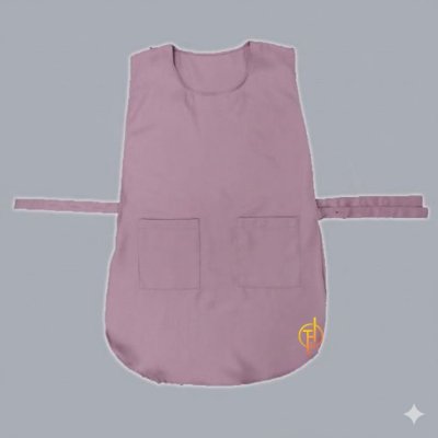 ผ้ากันเปื้อน สวมหัว กลีบบัว