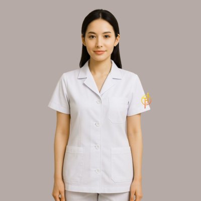 เสื้อกาวน์สั้น แขนสั้น