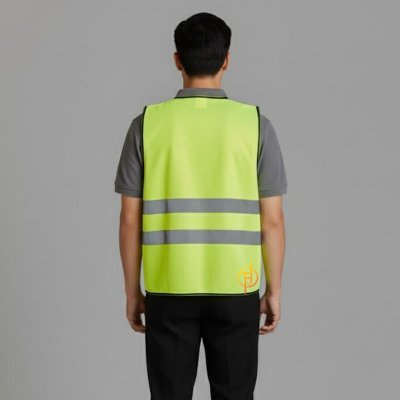 เสื้อกั๊กสะท้อนแสง สีเขียว