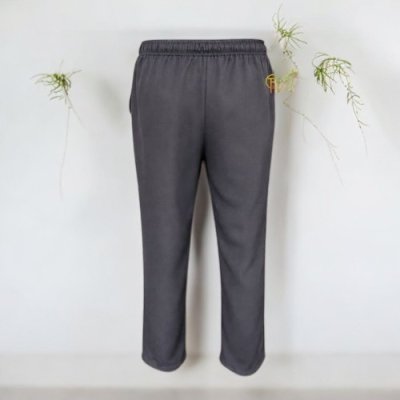 ชุดสครับคอวีเกย สีเทาเข้ม ( เสื้อ+กางเกง )