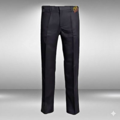 กางเกงสแล็คผู้ชาย สีดำ ผ้าดีวาย