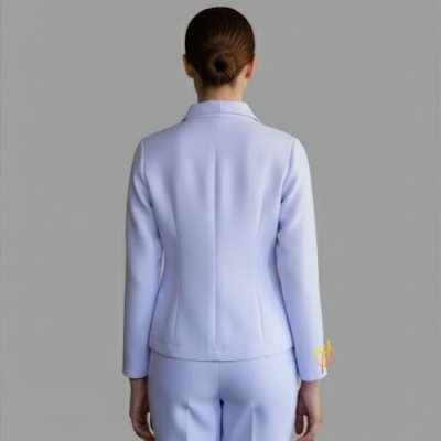 เสื้อพยาบาล คอโบว์ แขนยาว