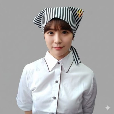 ผ้าสามเหลี่ยม ลายริ้วดำ