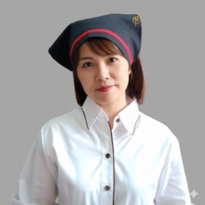 ผ้าสามเหลี่ยม สีดำแต่งสีแดง